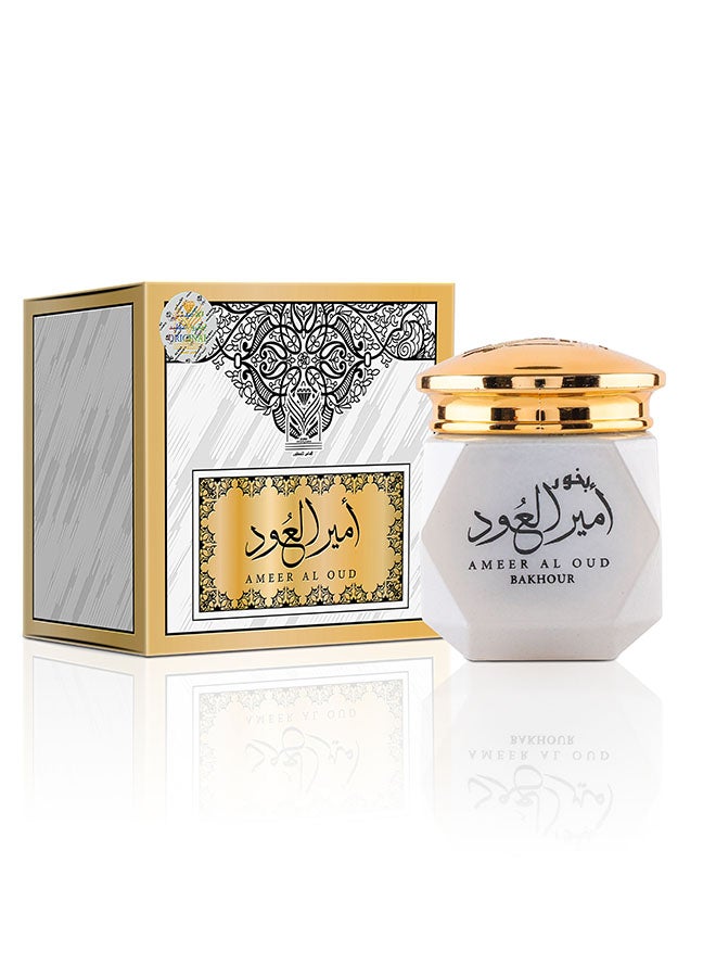 ALMAS بخور أمير العود 40 جرام من رقائق العود العربية الأصلية | الرائحة تدوم طوال اليوم - مثالي للصلاة، النماذ، هدايا رمضان والعيد، الاحتفالات، التأمل وتبخير الغرف - Image 1